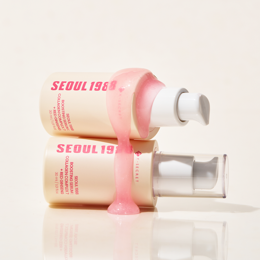 K-SECRET SEOUL 1988 BOOSTING SERUM : COLLAGEN COMPLEX 7 + RED GINSENG 30ml - Glamourous Grace