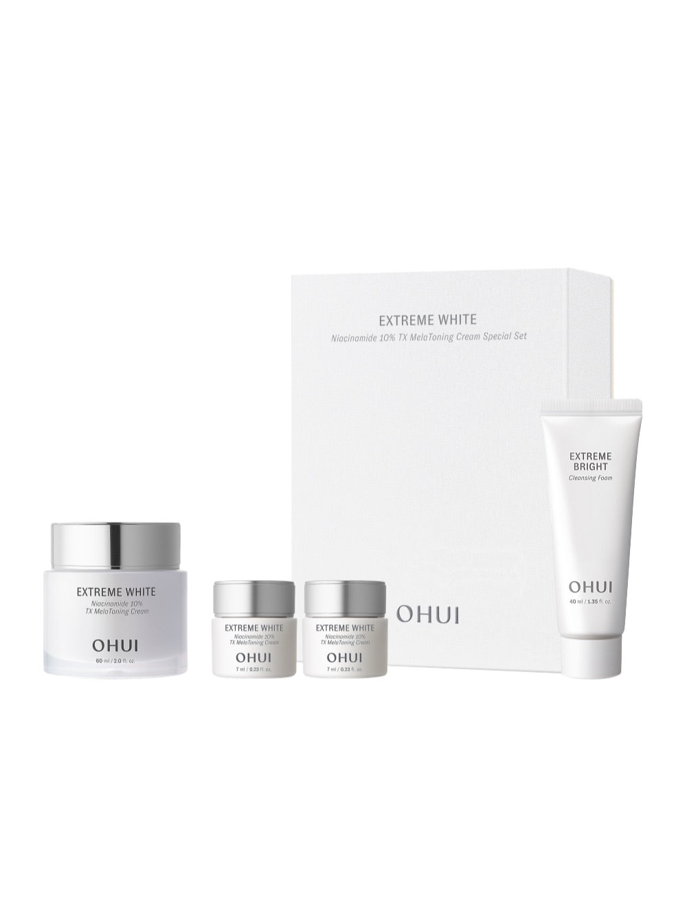 O HUI EXTREME WHITE Niacinamide 10% TX Mela Toning Cream Special Set - Glamourous Grace