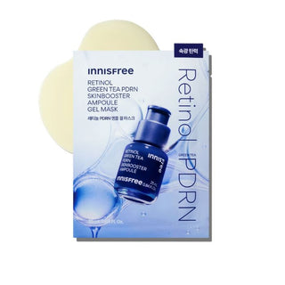 innisfree Retinol Green Tea PDRN Skinbooster Ampoule Gel Mask 25ml X 5ea