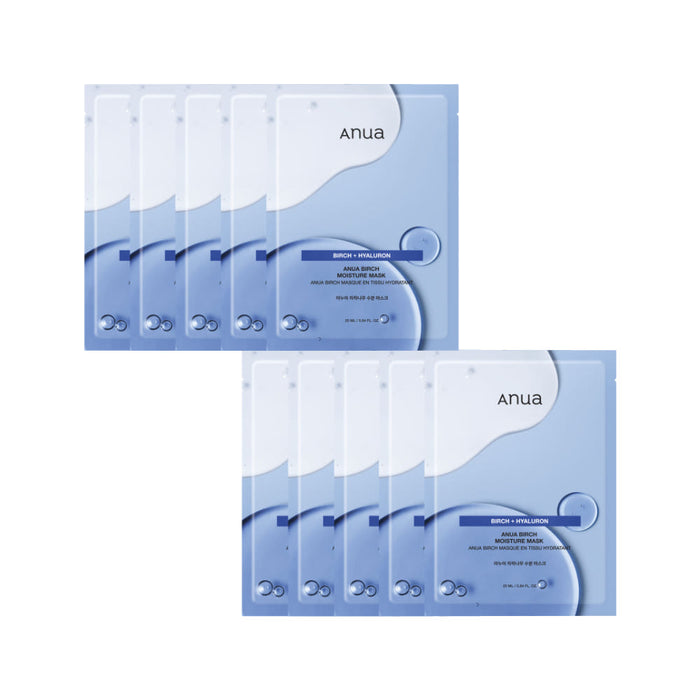 Anua Birch Moisture Mask 25ml X 10ea - Glamourous Grace