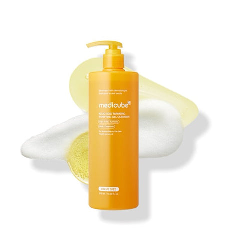 medicube Kojic Acid Turmeric Purifying Gel Cleanser 500ml - Glamourous Grace