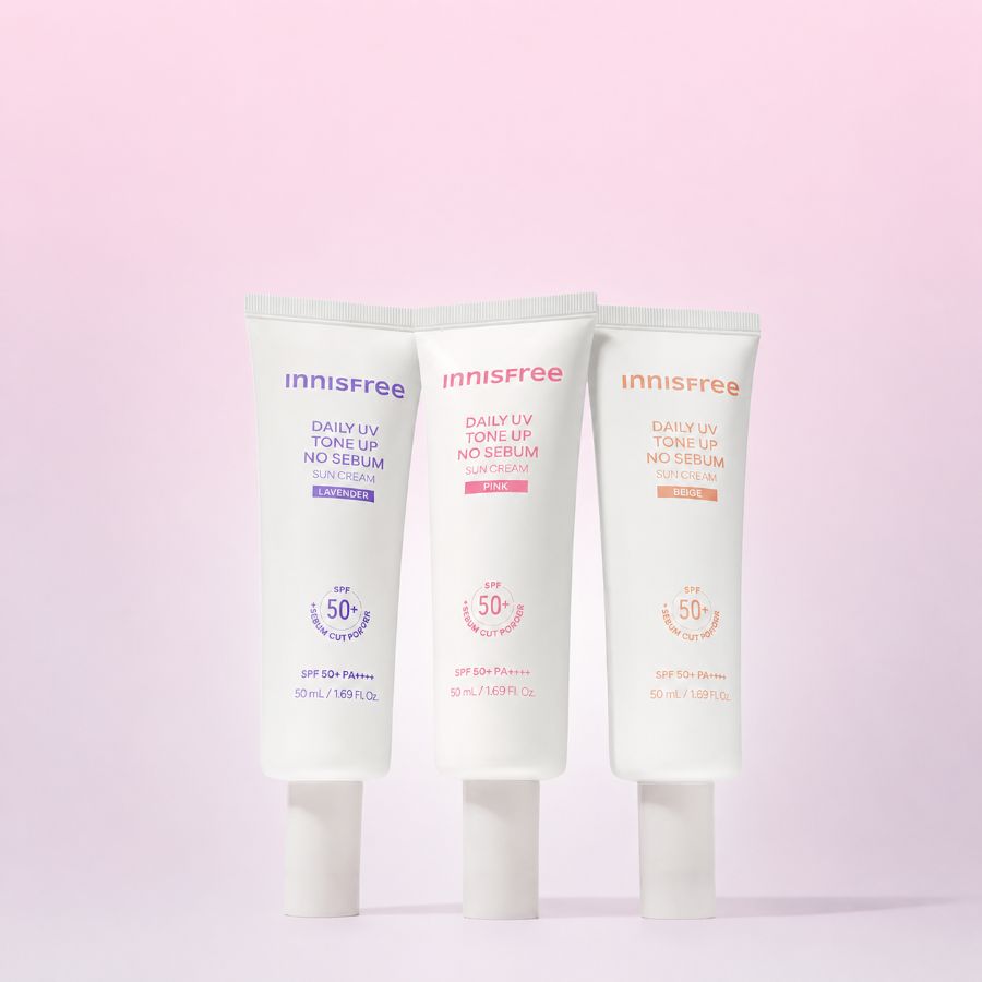 innisfree Daily UV Tone Up No Sebum Sun Cream SPF50+ PA++++ 50ml (3colors)