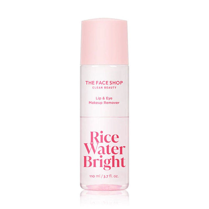 THE FACE SHOP Rice Water Bright Lip & Eye Makeup Remover 110ml - Glamourous Grace