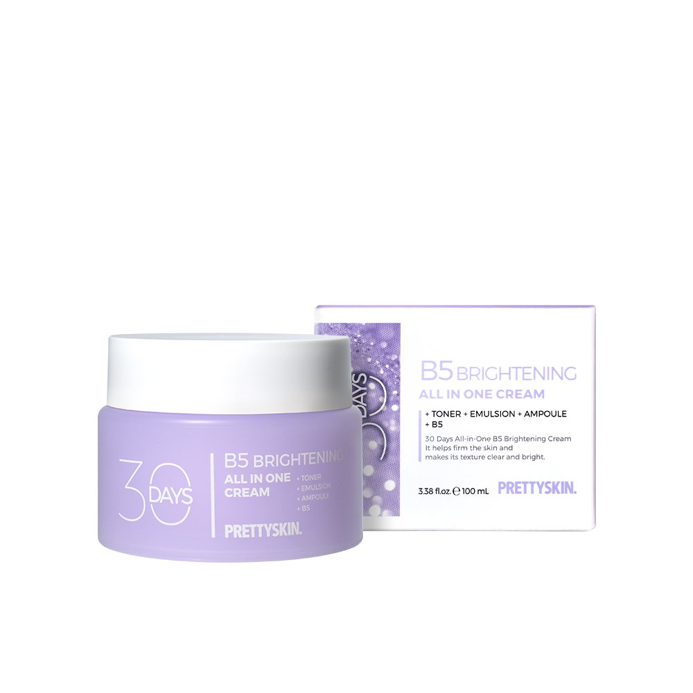 PRETTYSKIN 30 Days All-in-One B5 Brightening Cream 100ml - Glamourous Grace