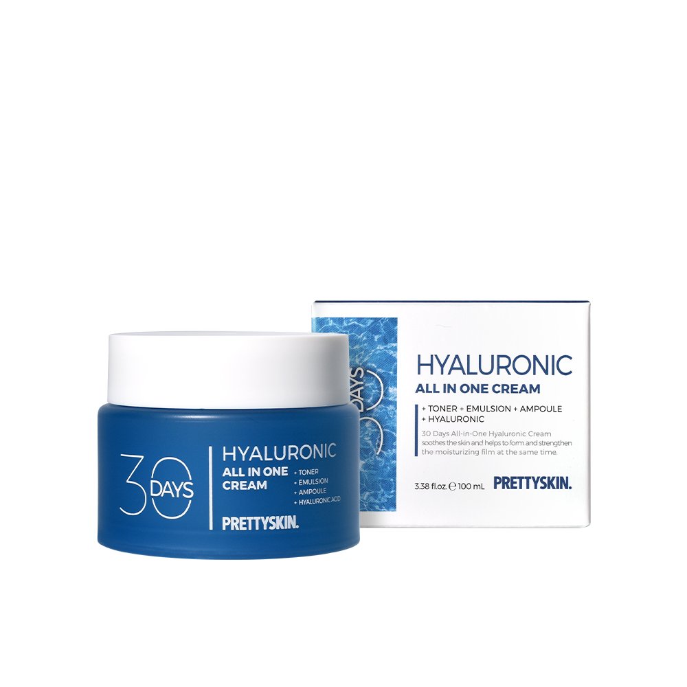 PRETTYSKIN 30 Days All-in-One Hyaluronic Cream 100ml - Glamourous Grace