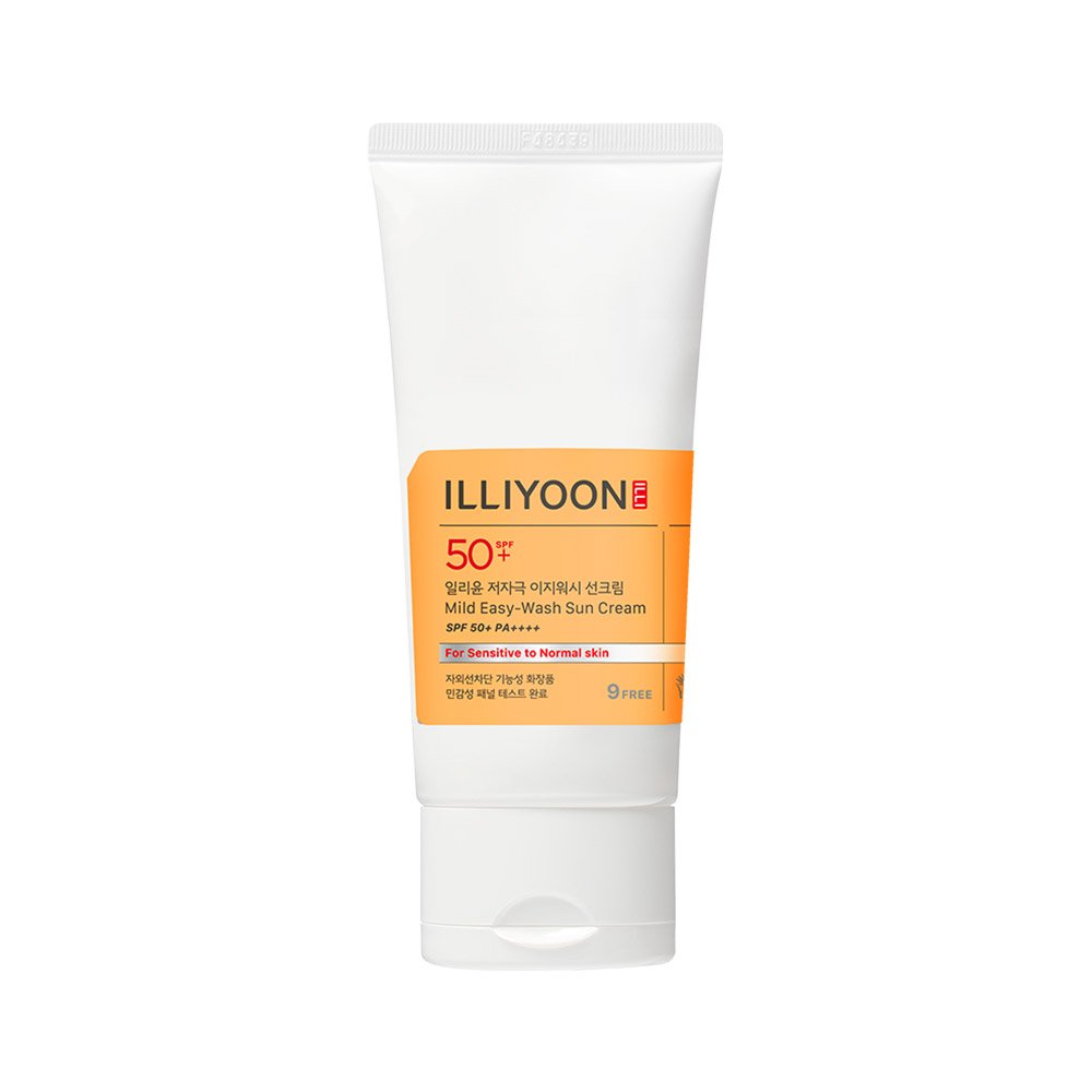 ILLIYOON Mild Easy Wash Sun Cream SPF50+ PA++++ 80ml - Glamourous Grace