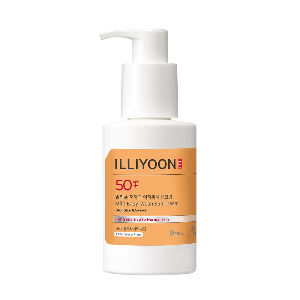 ILLIYOON Mild Easy Wash Sun Cream SPF50+ PA++++ 150ml - Glamourous Grace