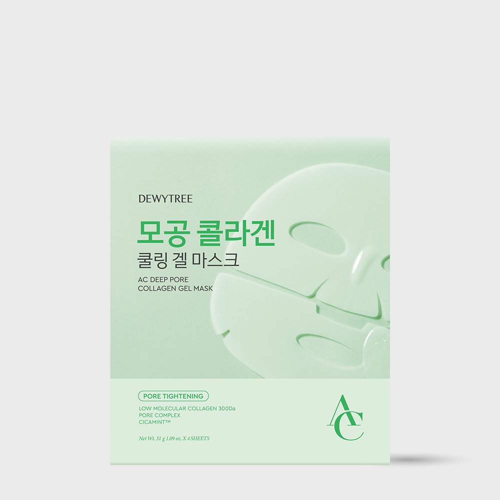 DEWYTREE AC Deep Pore Collagen Gel Mask 31g X 4ea - Glamourous Grace