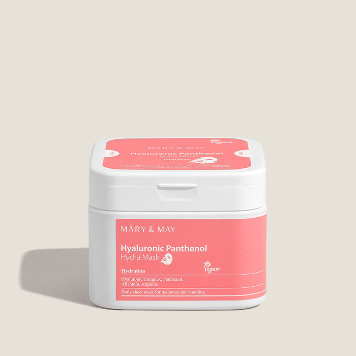 [MARY & MAY] Hyaluronic Panthenol Hydra Mask Sheets 30 Sheets