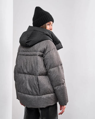 Metropolitan Wool-Effect Down Fill Jacket