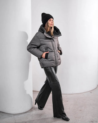 Metropolitan Wool-Effect Down Fill Jacket