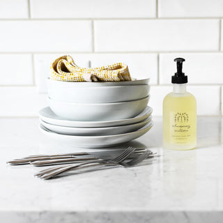 Lemongrass Natural Hand Soap in a Glass Bottle - Glamourous Grace