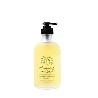 Lavender Natural Hand Soap in a Glass Bottle - Glamourous Grace