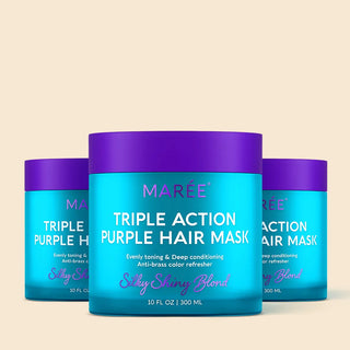 Purple Mask for Blonde Hair - Glamourous Grace