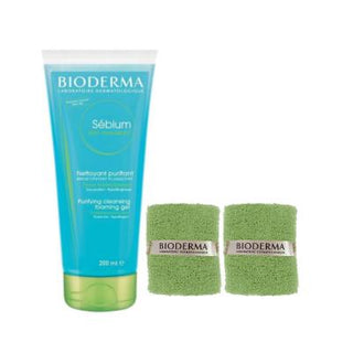 Bioderma Sebium Foaming Gel Facial Cleanser for Oily Skin - 200ml, Paraben-Free, Non-Comedogenic - Glamourous Grace
