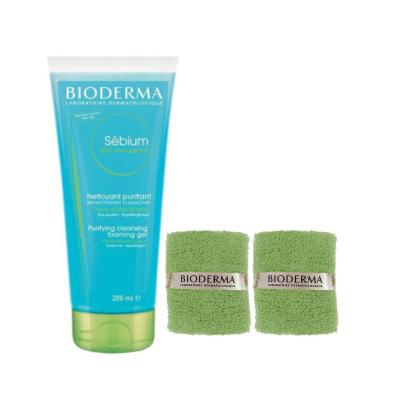 Bioderma Sebium Foaming Gel Facial Cleanser for Oily Skin - 200ml, Paraben-Free, Non-Comedogenic - Glamourous Grace