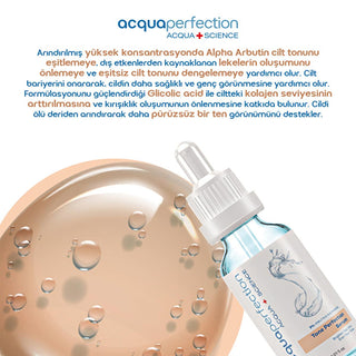 Acqua Perfection Skin Tone Correction Serum with Alpha Arbutin - Brightens, Evens Skin Tone, Reduces Hyperpigmentation