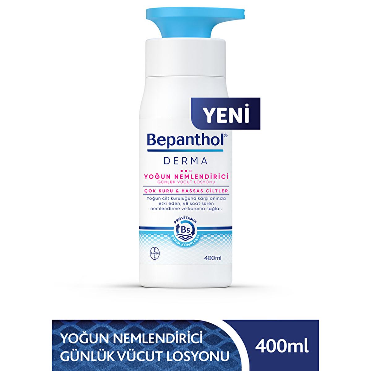 Bepanthol Derma: Intense Moisturizing Body Lotion for Dry, Sensitive Skin - 13.53 fl oz - Soothing Relief & Lasting Hydration - Glamourous Grace