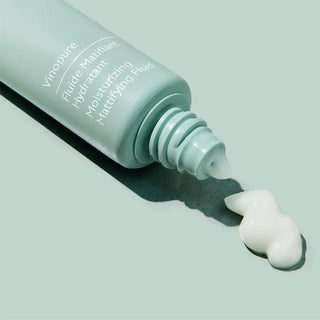 Caudalie Vinopure Mattifying Fluid - Natural Vegan Skincare for Acne-Prone Oily Skin, 1.35 fl oz - Glamourous Grace