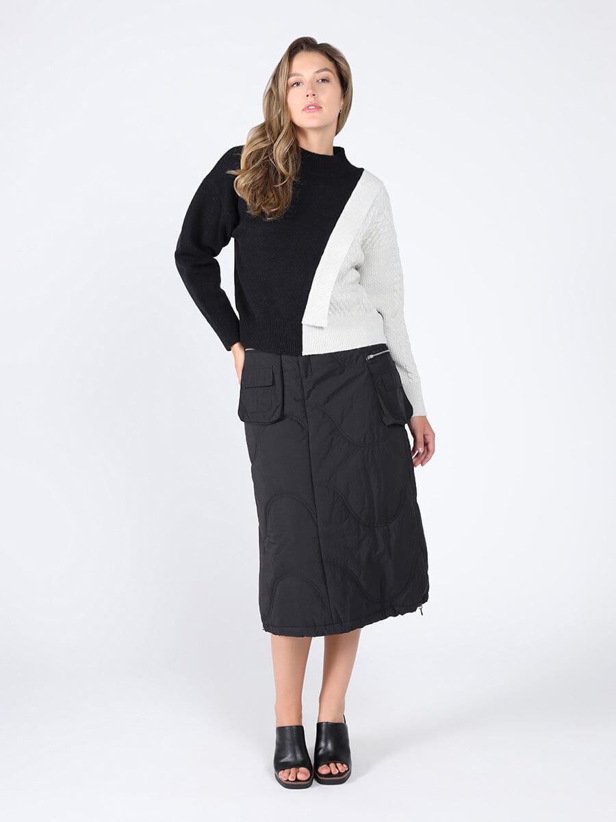 Quilted Cargo Skirt - Glamourous Grace