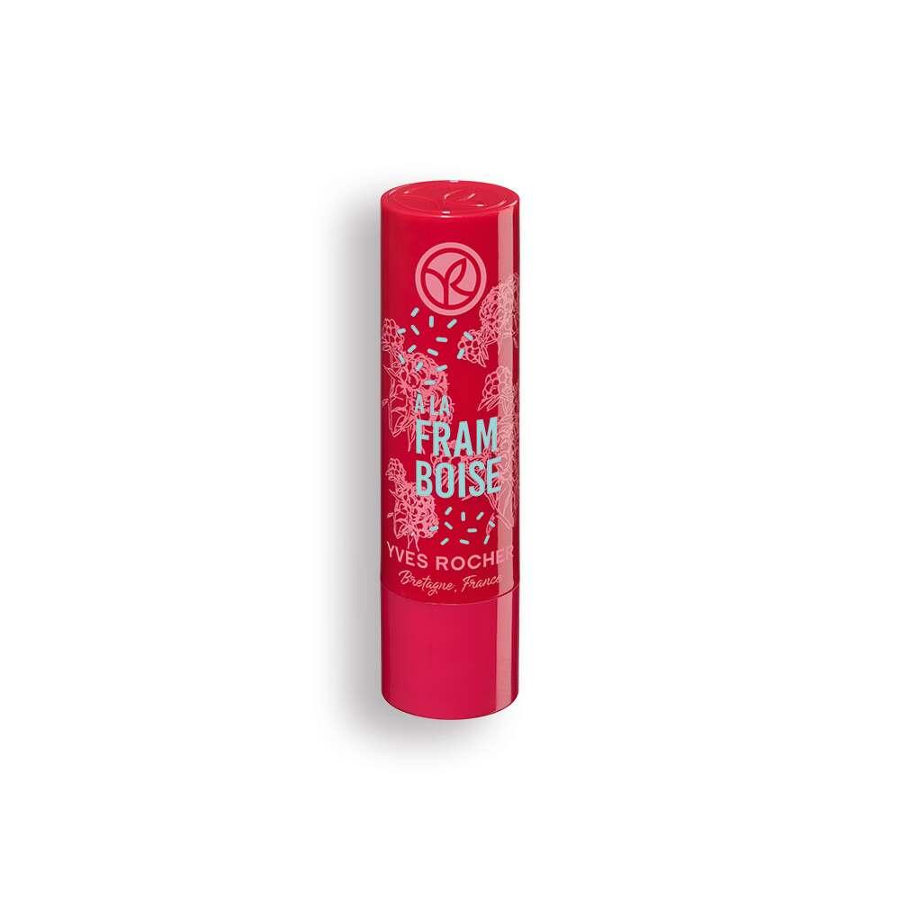 Yves Rocher Framboise Lip Balm - Moisturizing, Natural, Shea Butter Enriched - Glamourous Grace