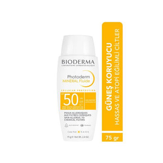 Bioderma Photoderm Mineral Sunscreen Cream SPF50+ for Sensitive Skin - Non-Comedogenic & Photostable - Glamourous Grace