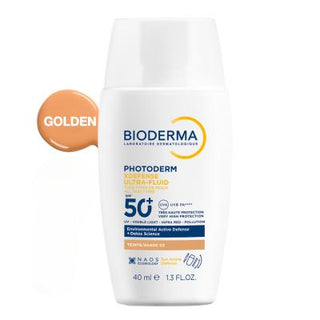 Bioderma Photoderm XDefense SPF50+ Golden Tinted Sunscreen: Broad Spectrum Protection, Antioxidant, Evens Skin Tone, Makeup Base - Glamourous Grace