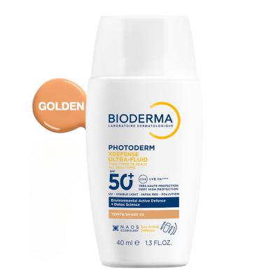 Bioderma Photoderm XDefense SPF50+ Golden Tinted Sunscreen: Broad Spectrum Protection, Antioxidant, Evens Skin Tone, Makeup Base - Glamourous Grace