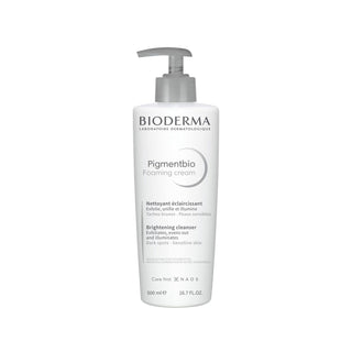 Bioderma Pigmentbio Foaming Cream Facial Cleanser - Gentle Peeling Effect for Brighter Complexion, 500ml - Glamourous Grace