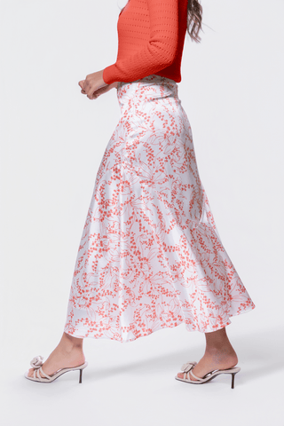 Rachel Skirt (Ivory Flower)