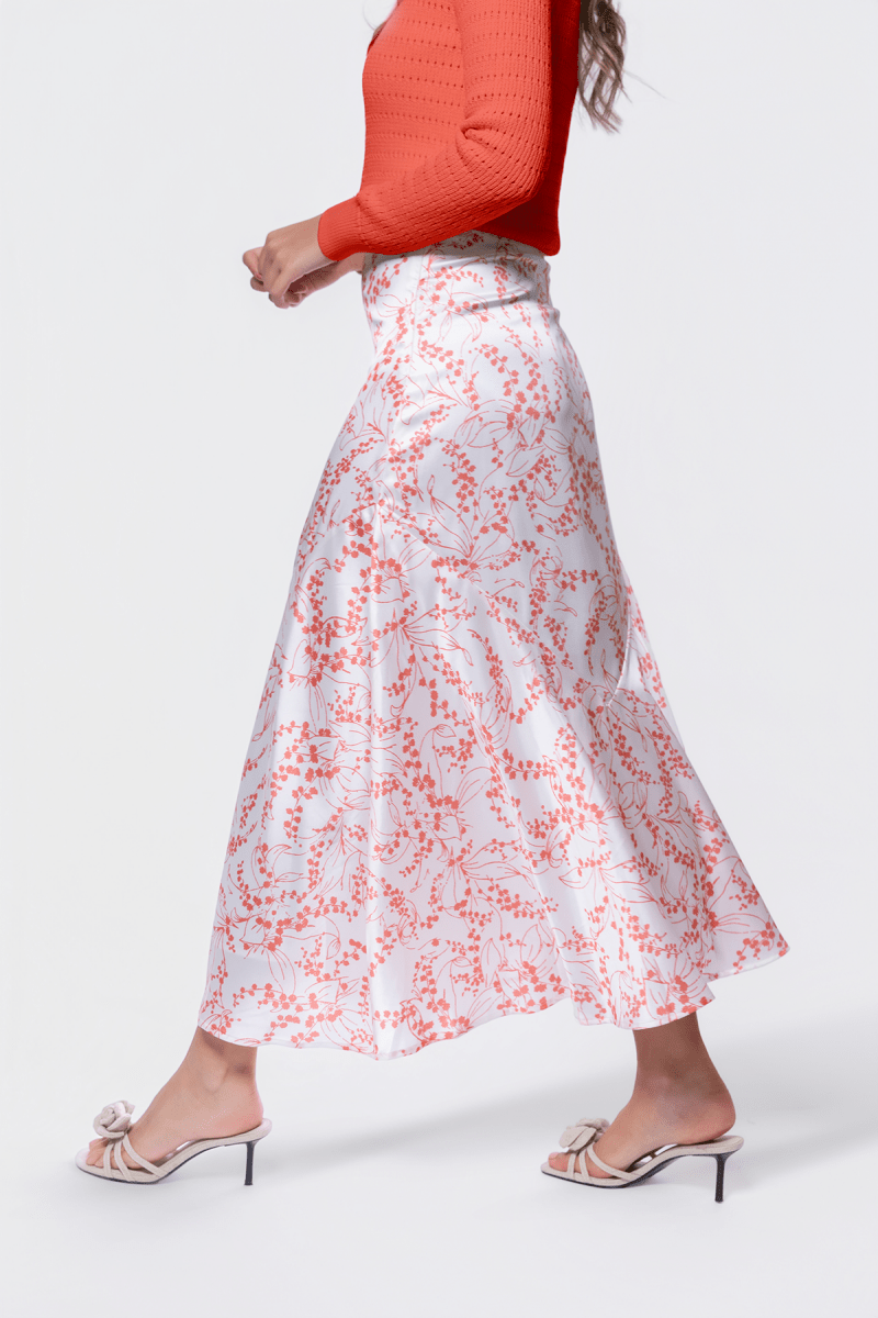 Rachel Skirt (Ivory Flower) - Glamourous Grace
