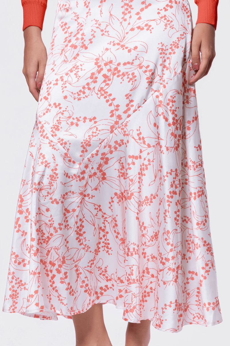 Rachel Skirt (Ivory Flower) - Glamourous Grace