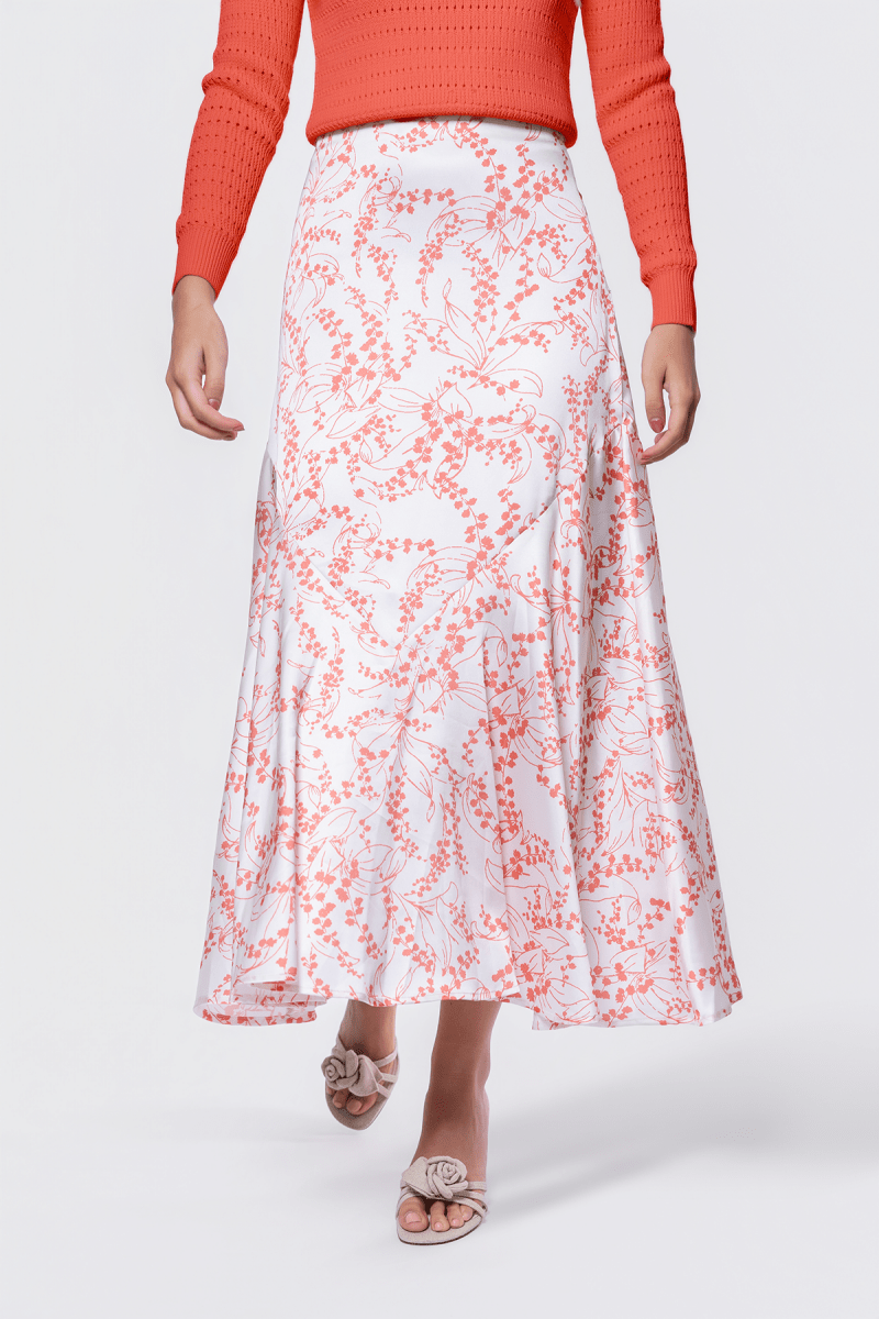 Rachel Skirt (Ivory Flower) - Glamourous Grace