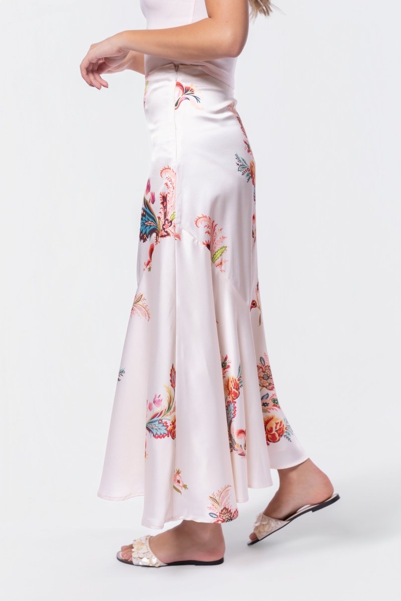 Rachel Skirt (Ivory Pattern) - Glamourous Grace