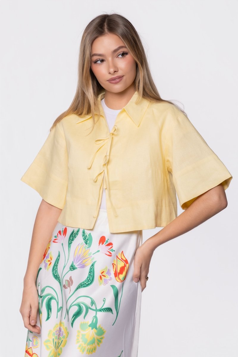 Raya Top (Butter Yellow)