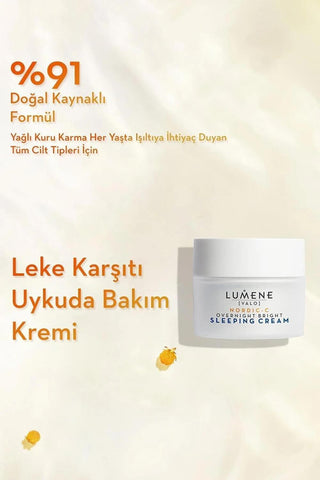 Lumene Brightening Overnight Cream - Night Care | 50 ml - Glamourous Grace