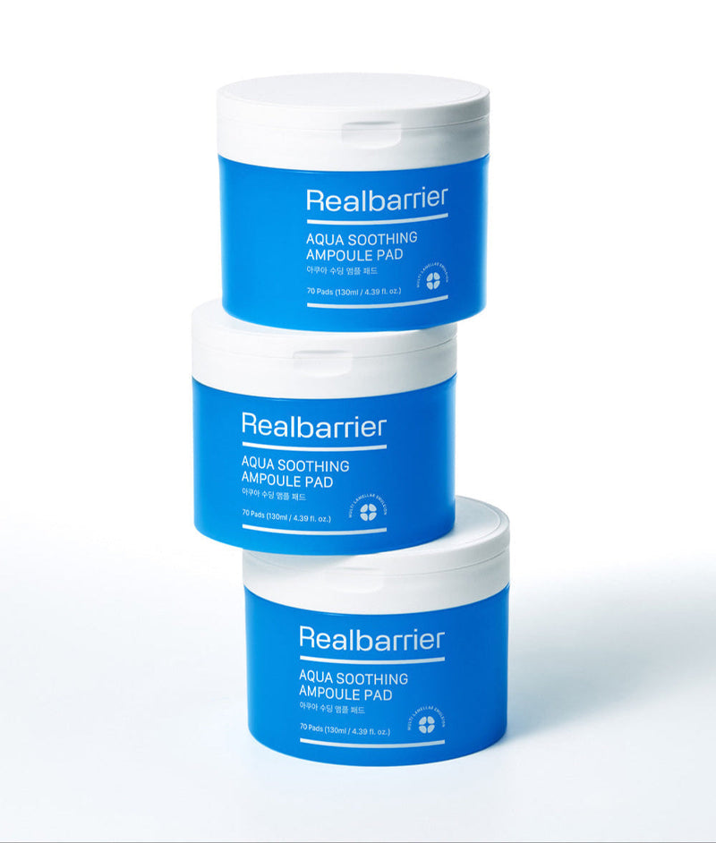 [Real Barrier] Aqua Soothing Ampoule Pad 130ml (70ea) - Glamourous Grace