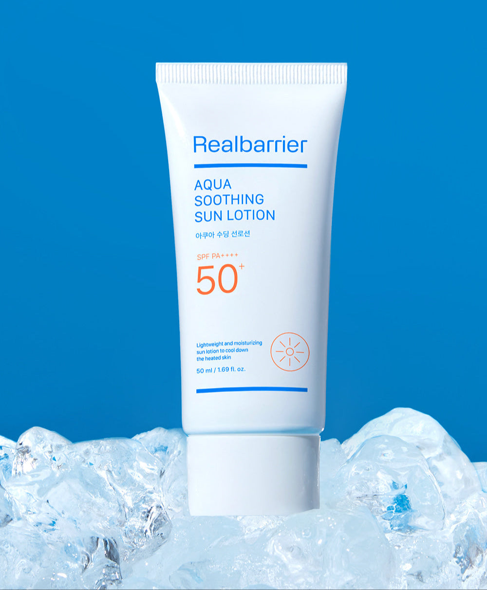 [Real Barrier] Aqua Soothing Sun Lotion SPF50+ PA++++ 50ml - Glamourous Grace