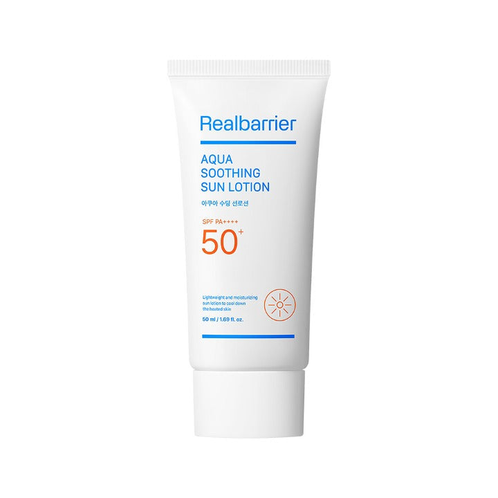 [Real Barrier] Aqua Soothing Sun Lotion SPF50+ PA++++ 50ml - Glamourous Grace