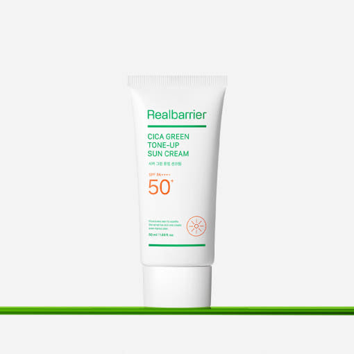 [Real Barrier] Cica Green Tone Up Sun Cream SPF 50+ PA++++ 50ml