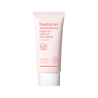 [Real Barrier] Peach Fit Tone-Up Sun Cream SPF 50+ PA++++50ml