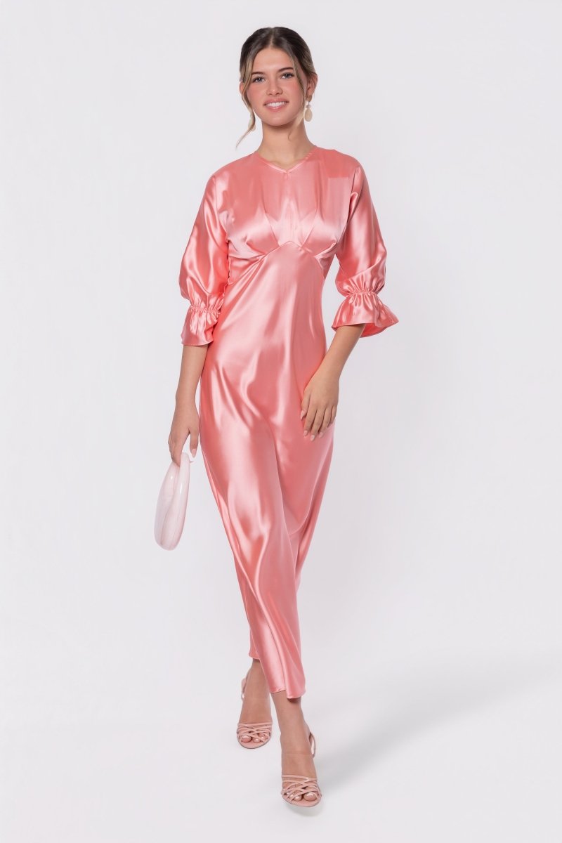 Rebecca Dress (Pink) - Glamourous Grace