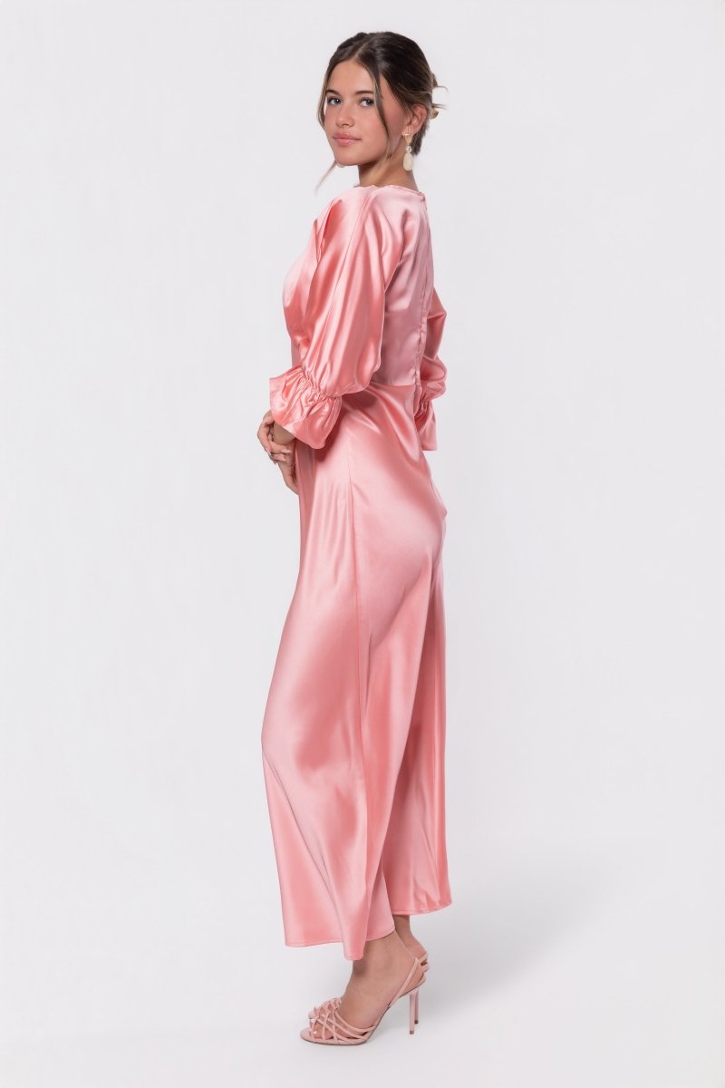 Rebecca Dress (Pink) - Glamourous Grace