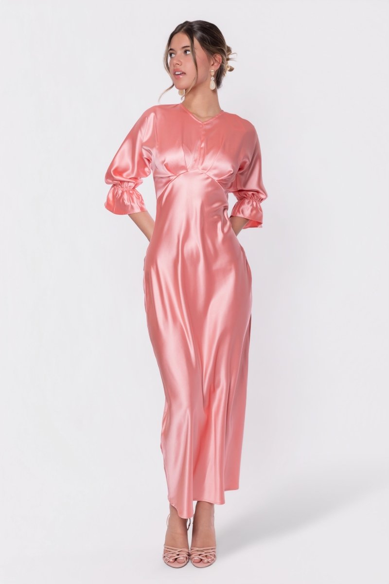 Rebecca Dress (Pink) - Glamourous Grace