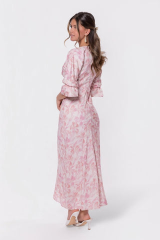 Rebecca Dress (Pink Pattern)