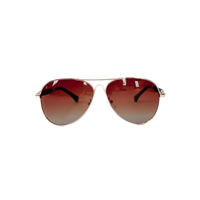 Rebecca Round Aviator Sunglasses - Glamourous Grace