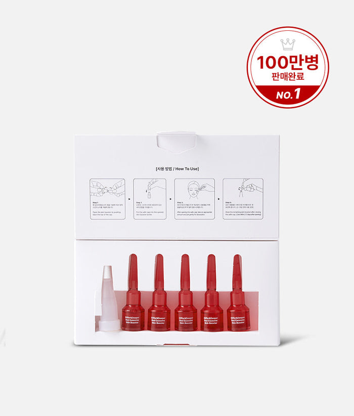 DIFFER&DEEPER Red Exosome Skin Booster (2ml x 5) - Glamourous Grace
