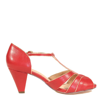 Penelope T-Strap Heels - Glamourous Grace