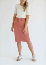 Remi Denim Midi Skirt