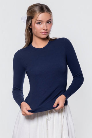Rena Top (Navy)
